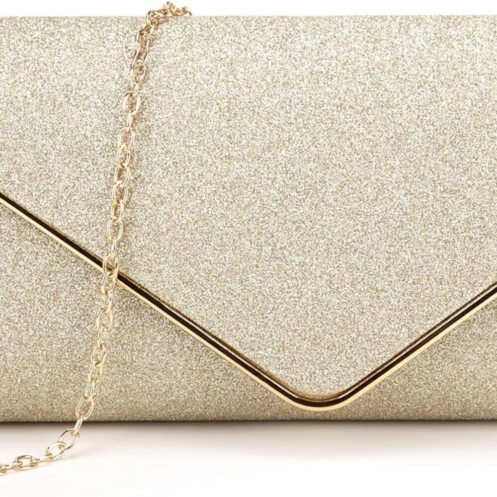 Clutch Purses For Women Evening Bags Sparkling Shoulder Envelope Party Cross Bod